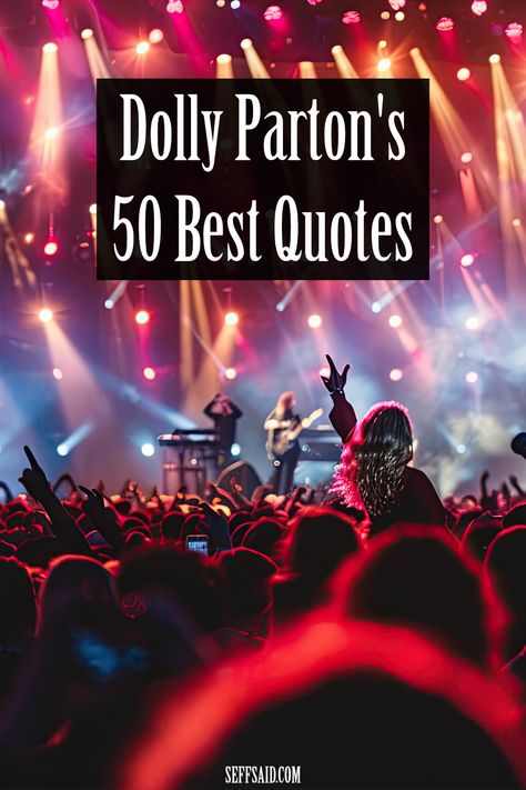 Discover the wit and wisdom of Dolly Parton in this collection of her 50 best quotes. via @SeffSaid Find Out Who You Are Dolly Parton, Dolly Parton Instagram Captions, Country Sayings And Quotes Signs, 90s Country Lyrics Quotes, Dolly Parton Young Vintage, Dolly Parton Quotes Funny, Dollywood Butterfly, Dolly Parton Fashion, Quotes Dolly Parton