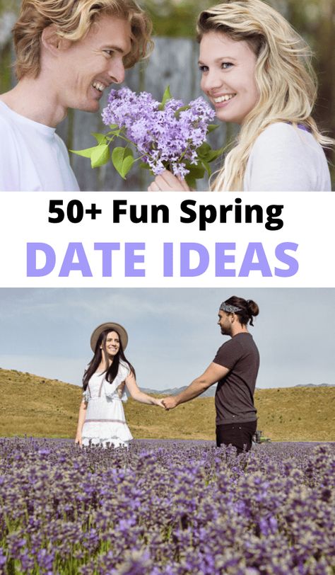 Spring Date Ideas! Cute and Romantic Spring Date Ideas for everyone including teens to married couples! The ultimate spring bucket list for this spring right here including cheap and free couple activities as well as fun things to do in spring at home. The very best spring dates! #date #dateideas #springidea #spring #springdates #dateideasspring #perfectdateideas