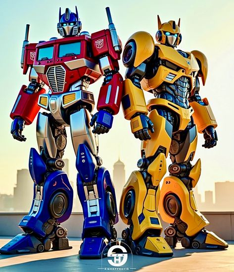 Transformers Bumblebee Comic, Transformers Bumblebee X Optimus Prime, Transformers One Bumblebee, Transformer Fanart, Optimus Prime Printable, Bumblebee And Optimus Prime, Bumble Bee Transformer, Transformer Optimus Prime, Optimus Prime And Bumblebee