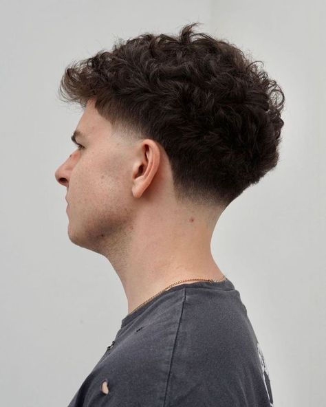 Taper Fade Short Curly Hair, Tapper Fade Men Haircut Curly Hair, Tapper Fade Boys Haircut Curly, Tapper Fade Boys Haircut, Tapper Hair Men, Tapper Fade Boys, Mid Taper Fade Haircut Curly, Taper Fade Haircut Curly Hair, Low Taper Fade Haircut Curly Hair