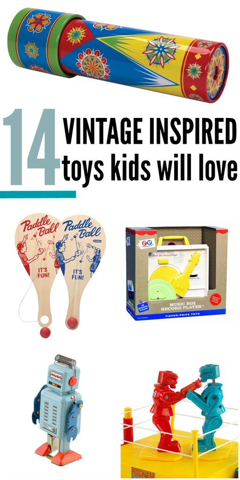 Best vintage toy gift ideas - sure to bring back memories AND you can gift these classics to your kids! Vintage Kids Toys, Old Fashioned Toys, Toddler Boy Toys, Old School Toys, Crazy House, Fisher Price Toys, Crafts Easy, All Grown Up, Retro Toys