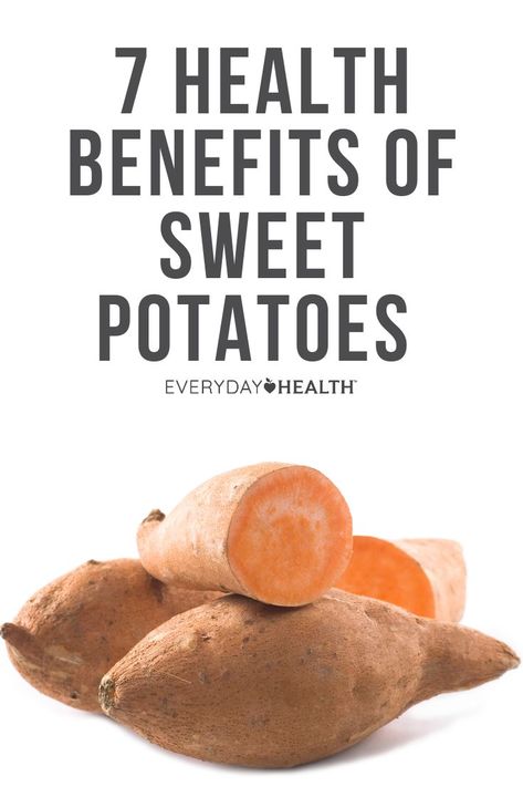 Sweet potatoes are good for promoting heart health, better blood sugar, and more. Discover the top reasons registered dietitian nutritionists think you should eat them. Sweet Potato Health Benefits, Sweet Potato Nutrition Facts, Sweet Potato Nutrition, Sweet Potato Benefits, Vegetable Benefits, Cabbage Soup Diet, Stuffed Sweet Potato Healthy, Purple Sweet Potatoes, Veggie Pizza