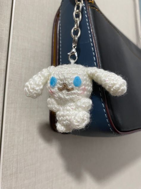 Crochet Cinnamoroll, Cinnamoroll Keychain, Chloe, Crochet, On Instagram, Instagram