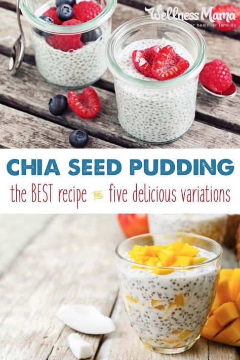 Best Chia Seed Pudding Recipe, Best Chia Seed Pudding, Easy Chia Seed Pudding, Chia Seed Pudding Recipe, What Is Healthy Food, Healthy Foods To Make, Chia Seed Recipes Pudding, Chia Seed Recipes, Overnight Oat