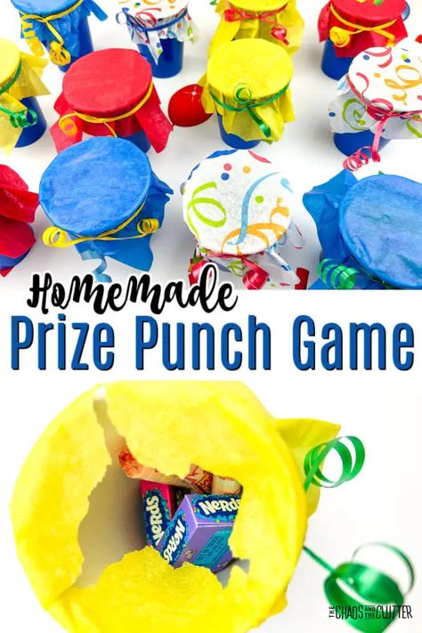 Punch Party Game, Punch Out Game, Punch Game, How To Make Punch, Outside Games For Kids, Rainbow Punch, Sensory Play Recipes, Market Day Ideas, Birthday Games For Kids