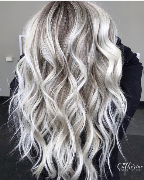 Ice Blonde Hair, Silver Blonde Hair, Icy Blonde Hair, Ash Blonde Balayage, Ash Blonde Hair, Blonde Hair Shades, Blonde Hair Looks, Platinum Blonde Hair, Brown Blonde Hair