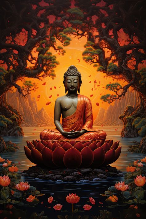 Buddha Art Bhudha Image Hd, Zen Wallpaper, Buddhism Wallpaper, Buddha Peace, Lord Buddha Wallpapers, Buddhist Art Drawing, Buddha Art Drawing, Gautam Buddha, Buddha Artwork