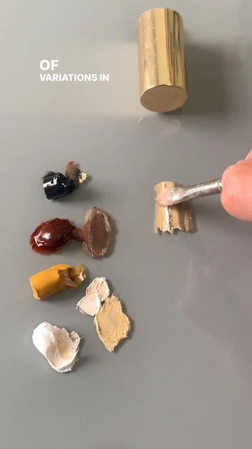 Kristy Gordon on Instagram: "How to mix the colors for gold" How To Make Golden Colour, Mixing Paint Colors, Color Mixing Chart, Oil Painting Tutorial, Oil Painting Techniques, How To Mix, September 7, Nature Art Painting, Art Instructions