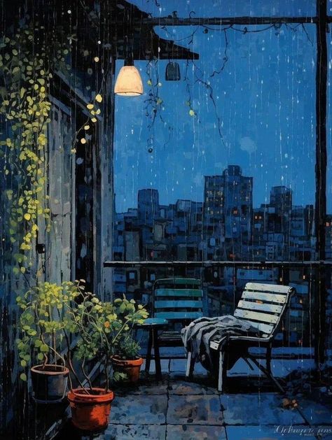 Down by the river Nursing Wallpaper, Rain Painting, Beach Read, Interesting Pictures, Beautiful Night, Dreamy Art, Art Painting Acrylic, Pics Art, Gouache Painting