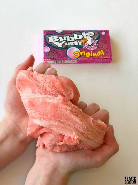 Bubble Gum Edible Slime - Teach Beside Me Slime Recipe Edible, Oreo Dirt Cups Recipe, Dish Soap Slime, Dirt Cups Recipe, Edible Slime Recipe, Cool Slime Recipes, Oreo Dirt, Slime Ideas, Cook Dog Food