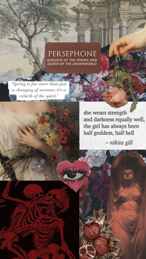 Persephone Pictures, The Persephone Woman, Goddess Of Spring Aesthetic, Who Is Persephone, Persephone Goddess Costume, Persephone Meaning, Persephone Nickname, Modern Persephone Aesthetic, Perspherone Goddess