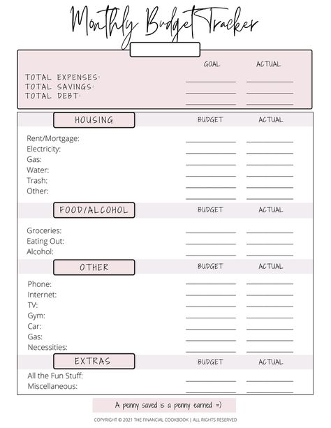 Budget Planner Monthly Free Printable, Monthly Budget Free Printable, Budget Binder Organization, Budgeting Finances Template Free, Financial Worksheets Free Printable, Downloadable Budget Template, Monthly Financial Planner Template, Budget Expense Tracker, Budgeting Worksheets Free Printables