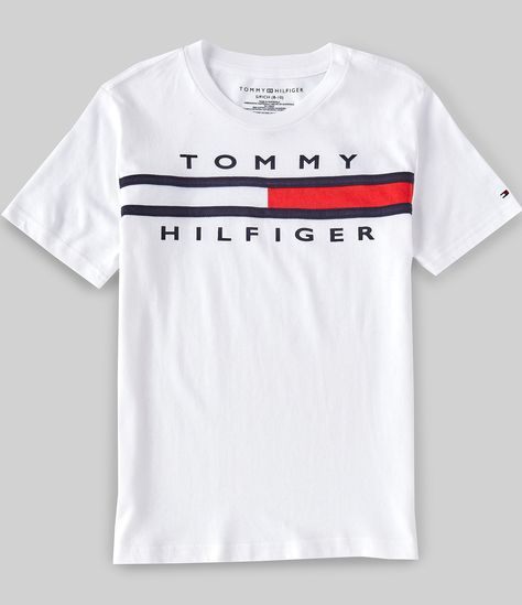 From Tommy Hilfiger, this tee features:crew necklineshort sleeveslogo flag graphicsquare hempullover construction cottonmachine washImported. Mens Tommy Hilfiger Outfits, Tommy Hilfiger Outfits Men Shirt, Tommy Hilfiger Tshirt Men, Tommy Hilfiger Outfits, Nice Clothing, Lil Bro, Tommy Hilfiger Shirt, Latest Smartphones, Tommy Hilfiger T Shirt