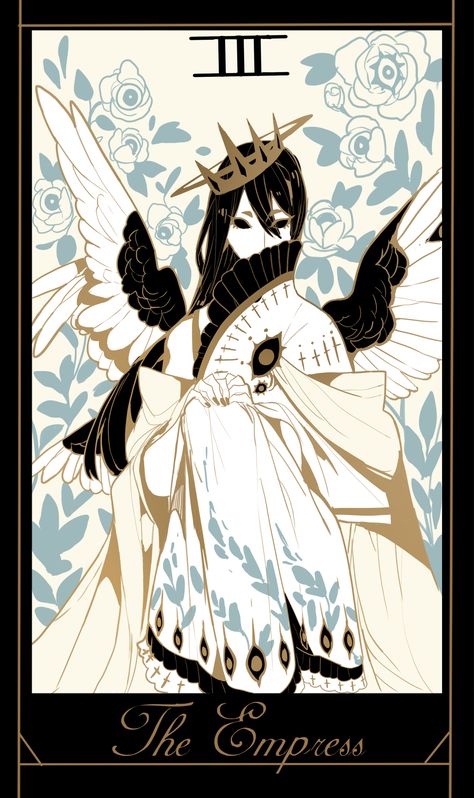 Tarot Card Oc Art, Tarot Concept Art, The Empress Tarot Card Art, Tarot Card Illustration, Taro Cards, Tarot Illustration, Tarot Cards Art Illustration, Cards Drawing, Emperor And Empress