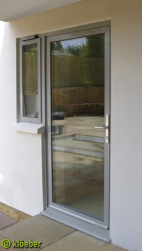 Glass Backdoor, Single Door To Patio, Single Glass Door, Single Sliding Door, Aluminum Doors, Glass Back Door, Kitchen Doors To Outside, French Door Bathroom, Aluminium Door