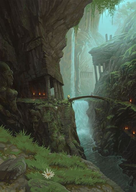 Ancient Elven forest. City. ART. Concept Art World, Heroic Fantasy, Fantasy Worlds, Paintings Abstract, Fantasy Setting, Environment Art, Fantasy Places, Pencil Sketches, Fantasy Concept Art