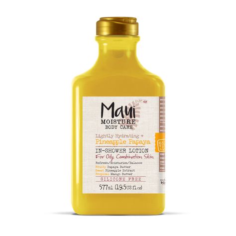 Maui Moisture Lightly Hydrating Pineapple + Papaya In-Shower Lotion - The 9 Best New Beauty Products for 2019 Sulfate Free Body Wash, Combination Skin Face Wash, Shower Lotion, Maui Moisture, Best Body Wash, Hair Care Brands, Aloe Vera Juice, Beauty Products Drugstore, Moisturizing Body Wash