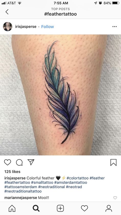 Feather Tattoo Ideas For Women, Plume Tattoo, Tattoo Plume, Ink Feather, Phoenix Feather Tattoos, Small Feather Tattoo, Tattoos Feather, Feather Tattoo Colour, Tattoo Colour