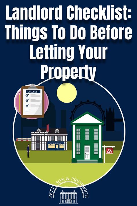 The seemingly endless to-do list facing a new landlord can be overwhelming, but a little planning can go a long way. Better still, we've done a lot of the donkey work for you, creating a Landlord Checklist for you to follow. In it, we'll walk you through the five stages of a new tenancy: the tenants, the property, money matters, management, and the legal side of things. #landlords #checklist #property #investing Property Management Checklist, Landlord Checklist, Landlord Tips, Property Flipping, Property Investing, Rental Property Management, Landlord Tenant, Property Investor, Real Estate Advice