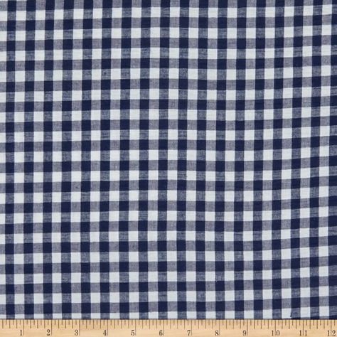 Stretch Seersucker Plaid Navy/White - Fabric.com Checkered Fabric, Silhouette Cameo Machine, Homespun Fabric, Corpus Christi Tx, Calico Fabric, Gingham Pattern, Gingham Fabric, Print Coupons, Check Fabric