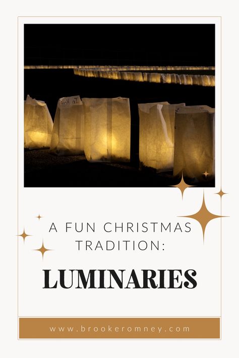 I give all the details and how to make the magical luminaries for your neighborhood. This is one of our favorite Christmas Traditions! Christmas Luminaries Outdoor, Luminary Bags Diy, Luminaries Christmas, Christmas Luminaries, Paper Bag Lanterns, Luminary Diy, Luminary Bags, My Sons Birthday, Fun Christmas Party Ideas