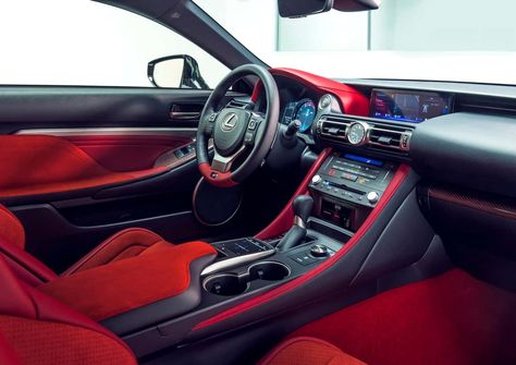 Lexus Interior, Lexus Rcf, Detroit Motors, Lexus Rc, Luxury Crossovers, New Lexus, Luxury Car Interior, Stick Shift, Bmw 4 Series