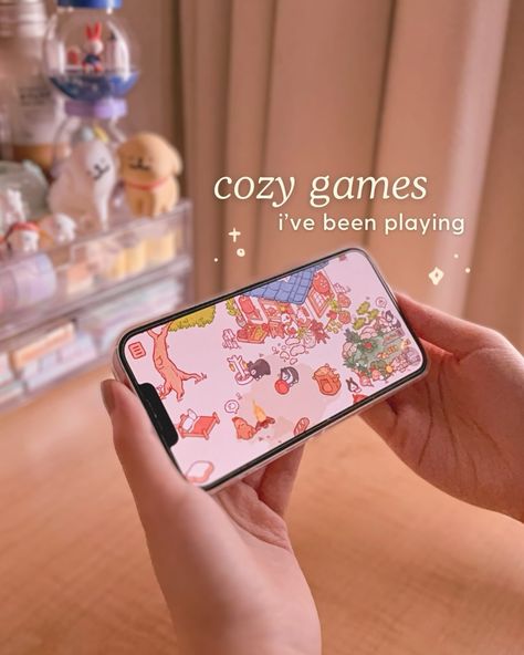 cozy game recs for both ios and android?? plus a game code?? never say i don’t take care of y’all 😤 Cozy Games For Android, Cozy Ios Games, Cozy Ipad Games, Cozy Iphone Games, Cozy Games On Mobile, How To Make Your Phone Aesthetic, Juegos Cute App, Aesthetic Apps To Download, Cute Games To Play