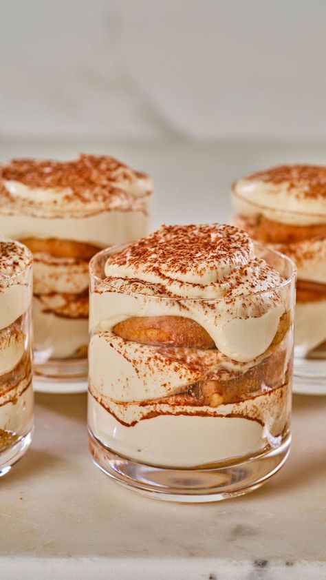 Savor the rich, Italian-inspired flavors of our Vegan Individual Tiramisu. These single-serving tiramisu desserts are a dairy-free delight, featuring layers of coffee-soaked ladyfingers and creamy, plant-based goodness. Individual Tiramisu, Vegan Tiramisu, Tiramisu Dessert, Marsala Wine, Cake Baking Recipes, Organic Sugar, Strong Coffee, Quick Desserts, Vanilla Cream