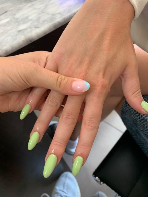 Lime Nails, Lime Green Nails, Solid Color Nails, Bright Summer Nails, Green Nail, Vibrant Nails, Classy Acrylic Nails, Pastel Nails, Neutral Nails