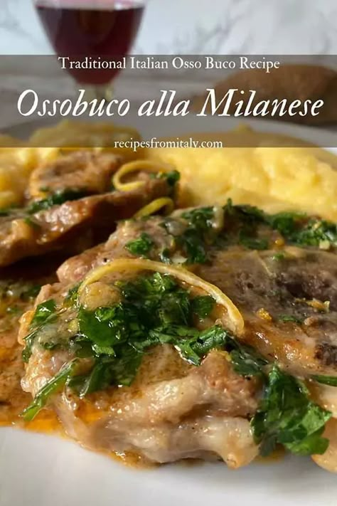 Grilled Chicken With Pesto, Oso Bucco Recipe, Pork Osso Bucco, Pork Osso Bucco Recipe, Veal Osso Bucco, Chicken With Pesto, Italian Evening, Osso Bucco Recipe, Meet Recipe