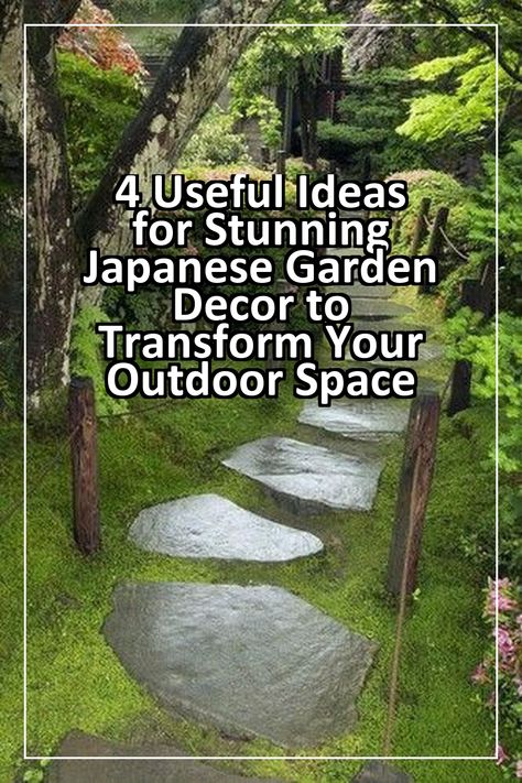 Transform your outdoor space with stunning Japanese garden decor! Discover 4 useful ideas that will elevate your garden's beauty and tranquility. From serene water features to elegant lanterns and lush plant arrangements, these tips will help you create a peaceful retreat inspired by traditional Japanese aesthetics. Embrace nature and enhance your garden's charm with these simple yet impactful decor ideas. Perfect for any garden enthusiast looking to add a touch of Zen! Modern Zen Garden Backyard, Mini Japanese Garden, Japanese Garden Ornaments, Zen Garden Backyard, Japanese Garden Ideas, Modern Zen Garden, Japanese Water Garden, Japanese Garden Backyard, Japanese Garden Style