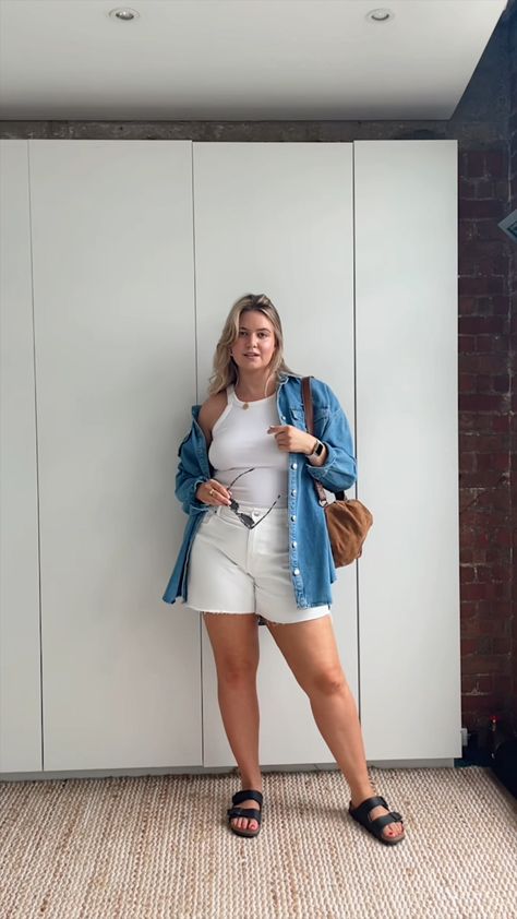 Mollie Campsie, Ootd Midsize, Curvy Summer Outfits, Curvy Casual Outfits, Midsize Outfits, Plus Size Summer Outfits, Midsize Fashion, Look Plus Size, Europe Outfits