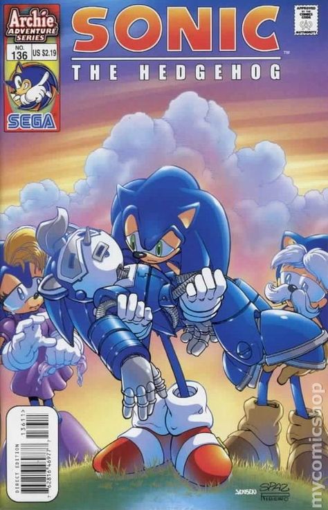 Sonic the Hedgehog (1993- Ongoing Series) 136 Archie Sega comic book covers Sonic The Hedgehog Comic, Archie Sonic, Archie Comic Books, Princesas Disney Anime, Free Comic Books, Hedgehog Art, Mini Comic, Comic Collection, Archie Comics