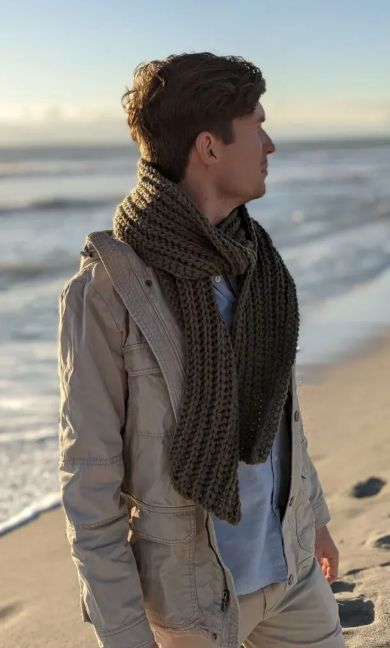 Mens scarf fashion