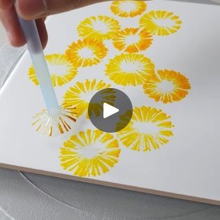 Painting With Dandelions, Dandelion Art For Kids, Paint Dandelion, Dandelion Drawing, Blowing Dandelion, Dandelion Painting, Dandelion Wall Art, Dandelion Flowers, Dandelion Art