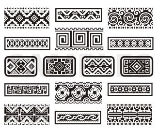 Mexican Design Motifs, Mexican Pattern Design, Mexican Ornaments, Mexican Patterns, Aztec Symbols, Icon Inspiration, Aztec Tattoo Designs, Mexican Pattern, Ornament Designs