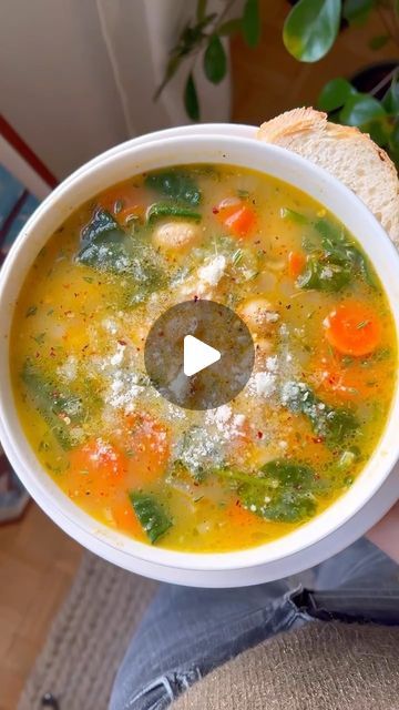 Chickpea And White Bean Soup, Mediterranean White Bean Soup, White Bean Rosemary Soup, White Bean Kale Soup Vegan, Vegan Bean Soup, Creamy White Bean Soup, Diet Soups, Lemony White Bean Soup Nyt, Winifred Nicholson