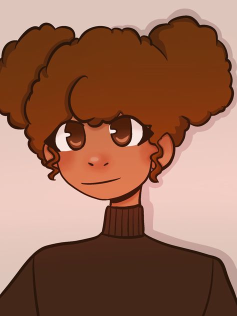 Drawing Poofy Hair, Fluffy Afro, Poofy Hair, Reference Ideas, Body Base, Afro Hair, Girl Hair, Afro Hairstyles, Girl Hairstyles