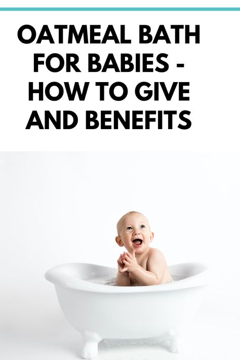 Here is a premium article on how to give an oatmeal bath for your baby and its benefits. Baby Oatmeal Bath, Oat Bath, Oatmeal Benefits, Oatmeal Bath, Homemade Oatmeal, Baby Care Tips, How To Give, Sleep Training, Baby Crying