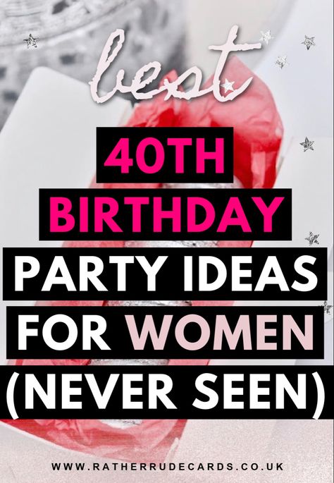 DIY creative 40th birthday party ideas for her Combined 30th And 60th Birthday, 30th Birthday Diy Decorations, 30th Birthday Diy Gifts, Funny 30th Birthday Ideas, 30 Year Old Birthday Ideas, Dirty 30 Birthday Party Ideas, 80th Birthday Party Theme, 60 Birthday Ideas, Birthday Party Ideas For Him