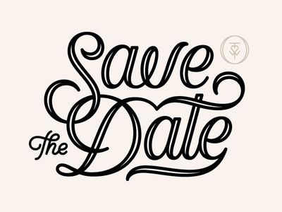 Save The Dates by Greg Anthony Thomas Typography Design Inspiration, Modern Hand Lettering, Save The Date Designs, Lettering Inspiration, Graphic Design Blog, Lettering Styles, Single Mom Quotes, Types Of Lettering, Bold Typography