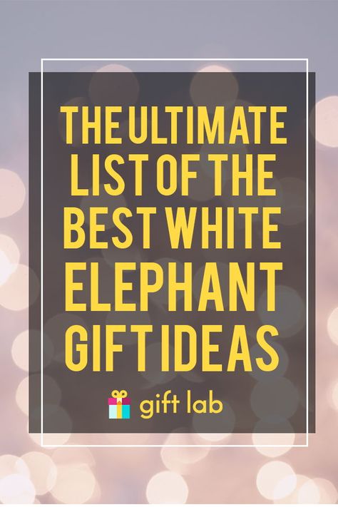 Funny Gift Exchange Ideas, Gift Exchange Ideas For Adults, Cheap White Elephant Gifts, White Elephant Gift Exchange Ideas Funny, Funny White Elephant Gift Ideas, Funny Gift Quotes, Work Gift Exchange, White Elephant Gift Ideas, Elephant Gift Ideas