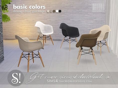 by SIMcredibledesigns.com Found in TSR Category 'Sims 4 Dining Chairs' Sims Love, The Sims 4 Pc, Sims Free Play, Sims 4 Bedroom, Sims 4 House Building, Casas The Sims 4, The Sims 3, Sims 4 Cc Furniture, 4 Dining Chairs