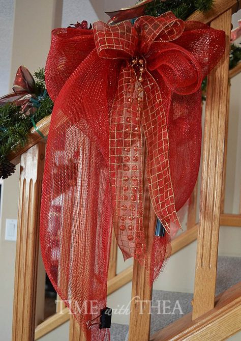 Ribbon Angels, Mesh Decorations, Deco Mesh Bows, Bump Cake, Christmas Banister, Mesh Garland, Wreaths Summer, Deco Mesh Garland, Christmas Stairs