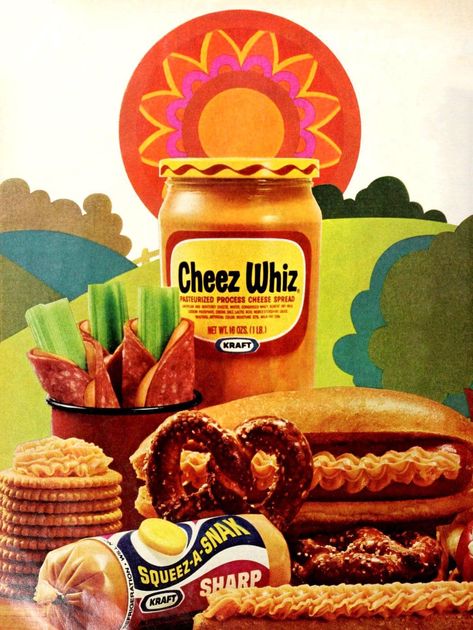 Check out these retro Cheez Whiz recipes from their Idea Book (1974) Cheez Whiz Recipes, 70s Recipes, Ham Rice, Au Gratin Potatoes Easy, Mexican Bean Dip, 70s Memories, Cheez Whiz, Round Steak Recipes, Barbecue Sandwiches