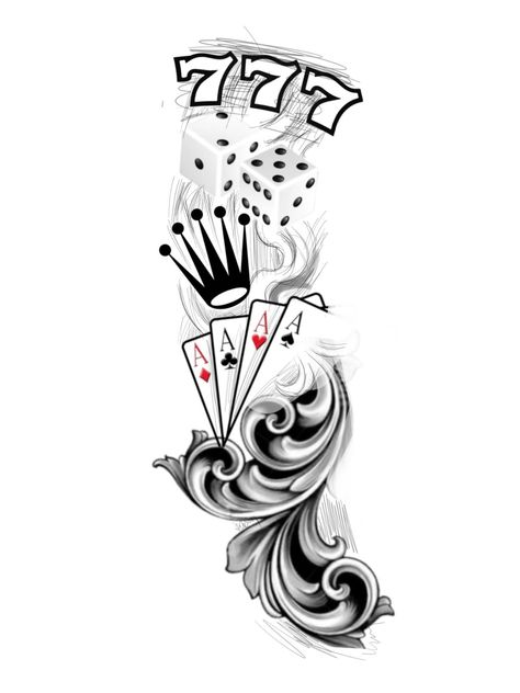 Money Tatoos Ideas, Marauders Map Tattoo, Marvel Tattoo Ideas, Starlight Tattoo, Ace Of Spades Tattoo, Playing Card Tattoos, Ink Master Tattoos, Ace Tattoo, Unique Tattoos For Men