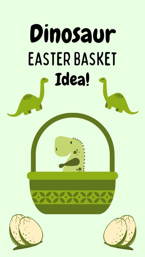 Here is a little Easter basket I put together for my dinosaur loving toddler. Dinosaur Easter Basket, Easter Baskets For Toddlers, Easter Shopping, Head Start, Dollar Tree, Easter Baskets, Toddler Boys, Easter