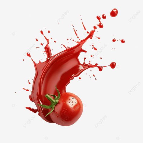 tomato ketchup splash Splash Png, Tomato Ketchup, Transparent Image, Business Flyer, Png Transparent, Tomato Sauce, Ketchup, Free Png, Png Image