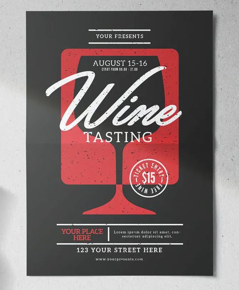 Wine Tasting Design, Wine Tasting Flyer, Wine Tasting Poster, Wine Flyer Design, Wine Flyer, Wine Tasting Invitation, Picnic Poster, Wine Corner, Wine And Paint Night