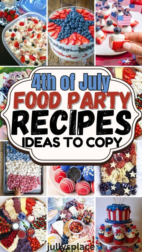 4th of july food, 4th of july recipes, 4th of july dessert ideas, 4th of july recipes ideas 4 Th Of July Party Foods, 4thvof July Food, 4th Of July Tailgate Food, 4th Of July Festive Food, July 4 Salad Recipes, 4th Of July Food Ideas Side Dishes Red White Blue, 4th Of July Pool Snacks, Festive Fourth Of July Food, 4 Of July Party Ideas Food